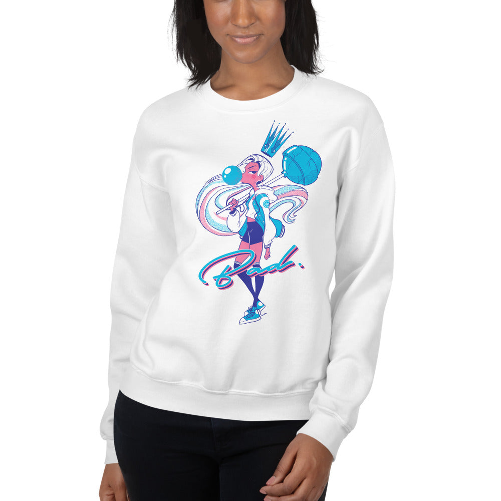 KG CROWN™ Bad Blue White Sweatshirt