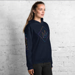 Load image into Gallery viewer, KG CROWN™ Multi-colored Logo Hoodie
